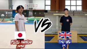 Fuju Honjo VS Tiki Wu 1v1 Tricking
