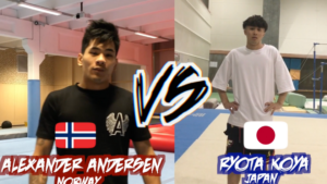 Alexander Andersen VS Ryota Koya 1v1 Tricking