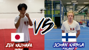 Zen Kajihara VS Johan Kirsilä 1v1 Tricking