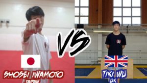 SHOSEI IWAMOTO VS TIKI WU 1V1 TRICKING