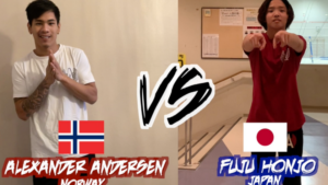 Alexander Andersen vs Fuju Honjo 1v1 Tricking