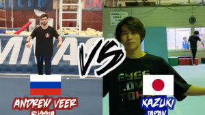 Andrew Veer vs Kazuki Kozuma 1v1 Tricking