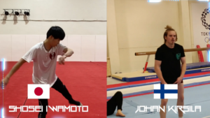 Shosei Iwamoto vs Johan Kirsila 1v1 Tricking