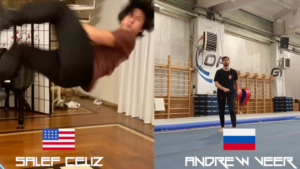 Salef Celiz vs Andrew Veer 1V1 TRICKING