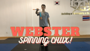 Webster With Nunchucks
